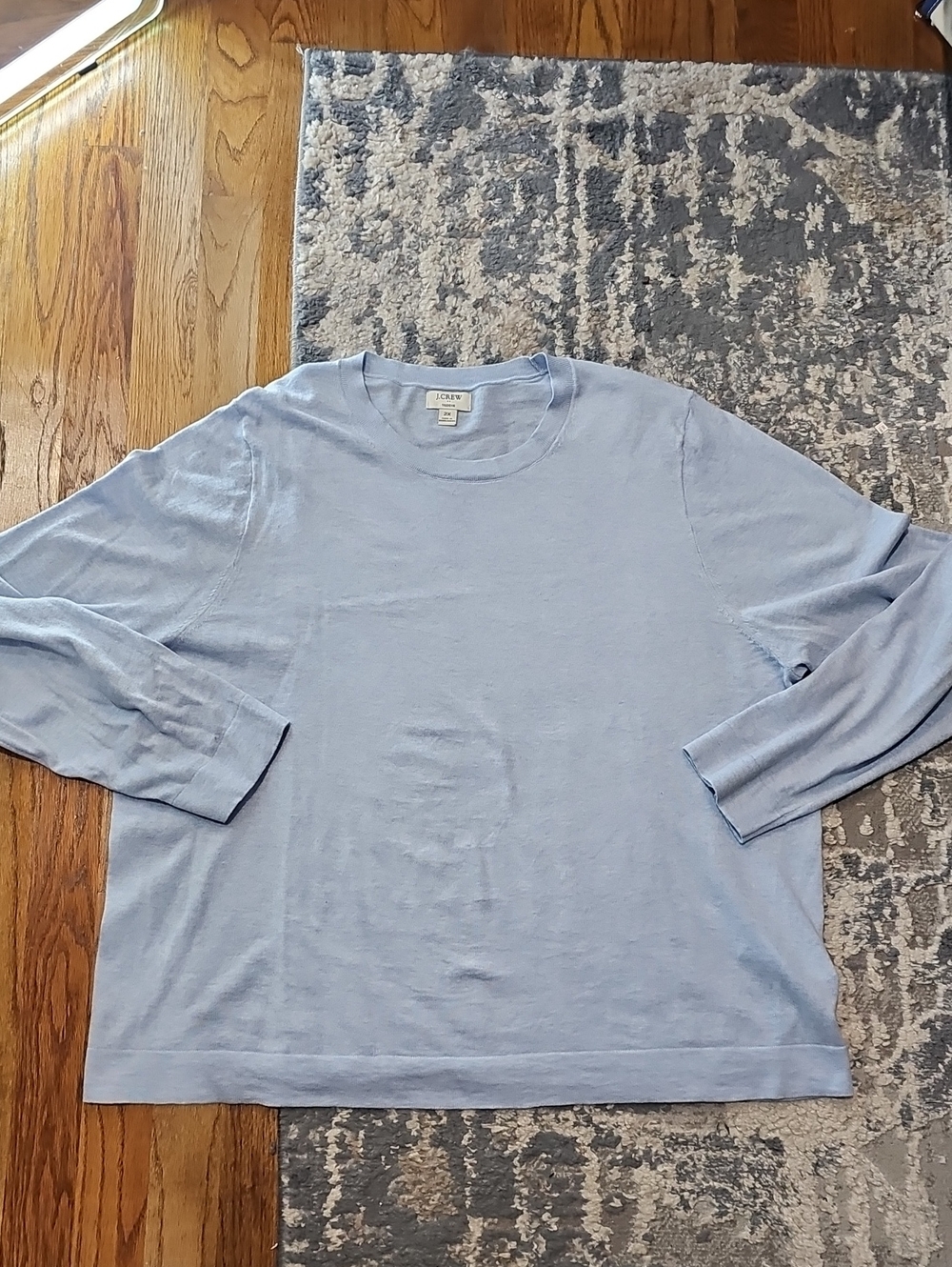 J Crew Teddie Sweater Baby Blue Size 2x Plus